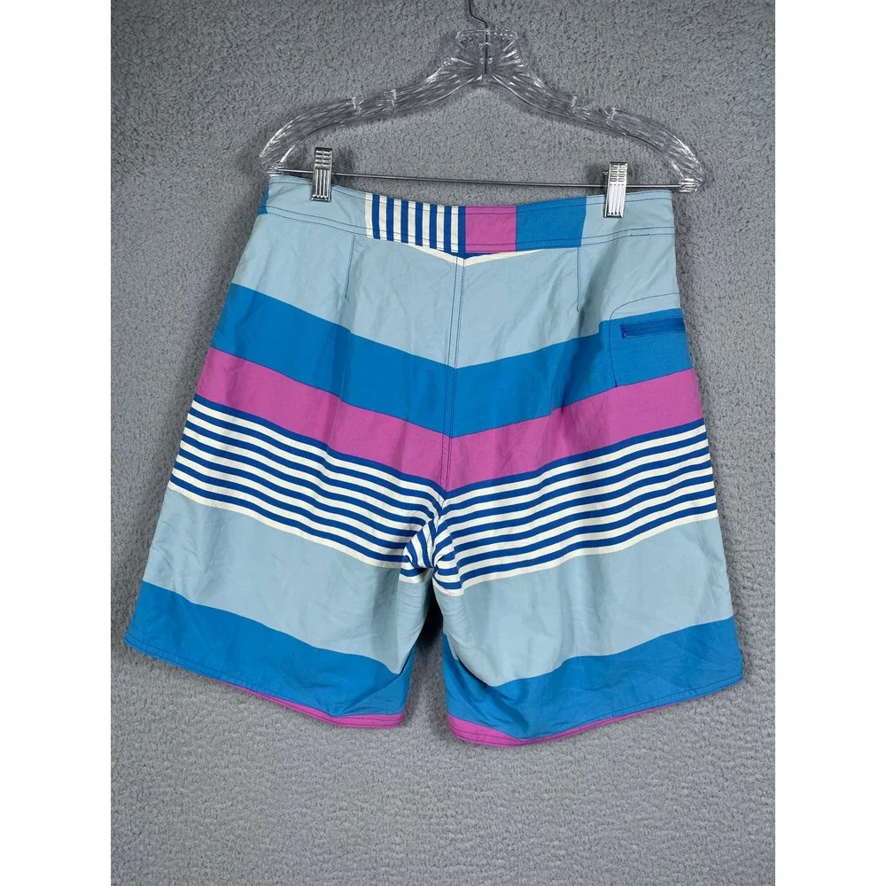 Patagonia Men's Size 32 Striped Colorful Swim Trunks